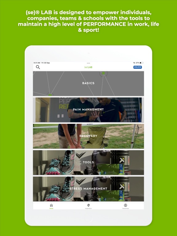 (se) LAB: Balance & Recovery iPad screenshot 3 - Health & Fitness app