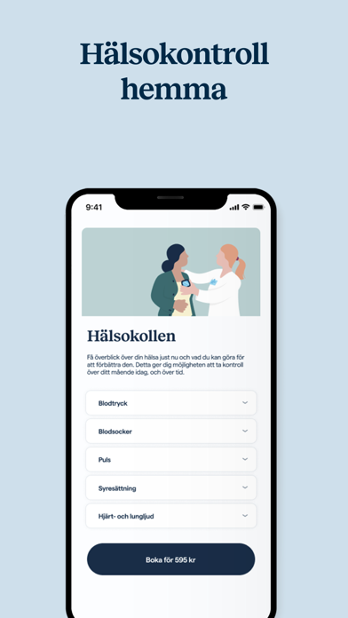 Läkare och vård via hembesök Screenshot