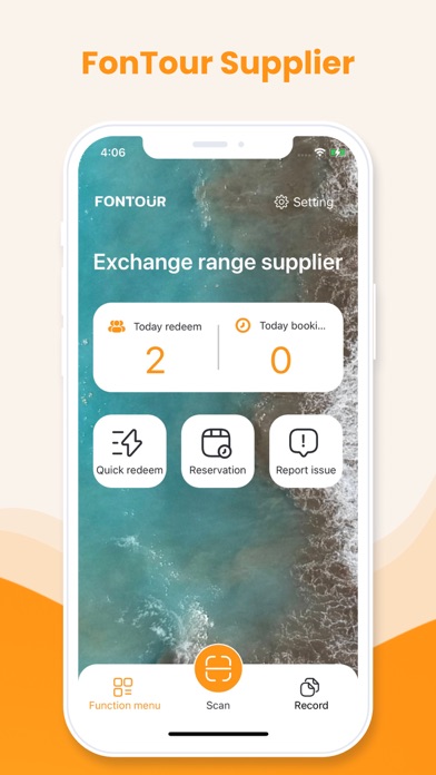 FonTour Supplier Screenshot
