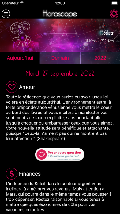 Votre Horoscope du jour Screenshot