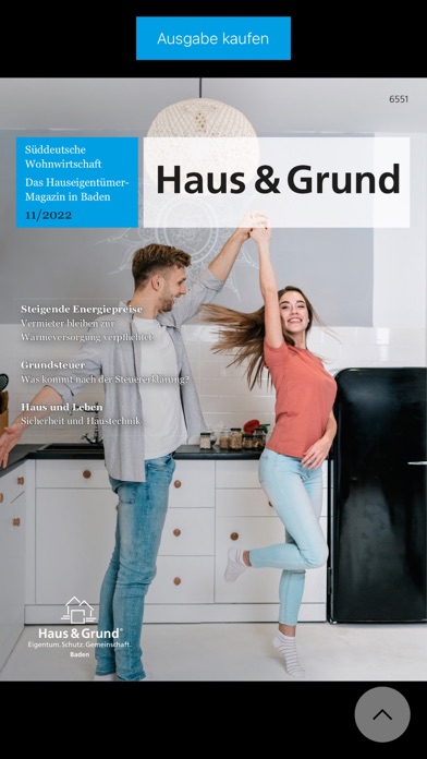 Haus & Grund Baden Magazin Screenshot