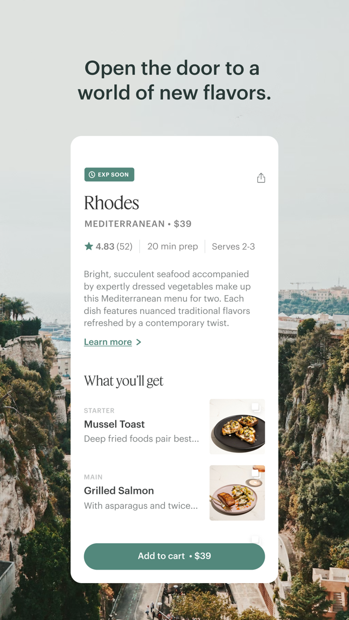 Entrée - Upscale Delivery