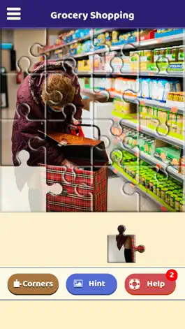 Game screenshot Grocery Shopping Puzzle apk