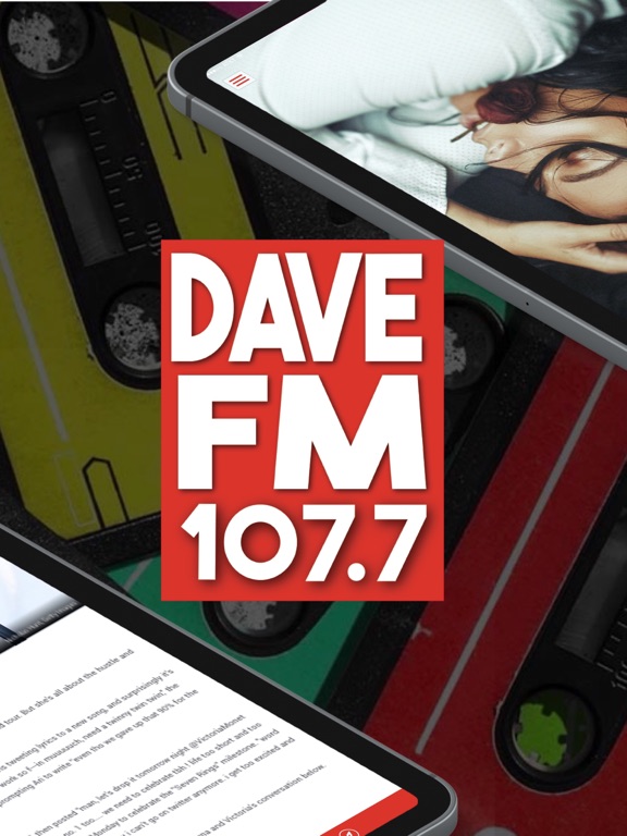 107.7 Dave FM iPad screenshot 2 - Music app