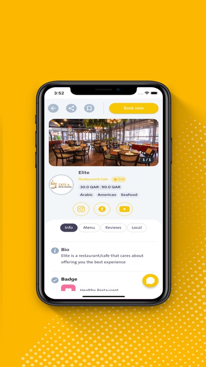 Meet & Eat App