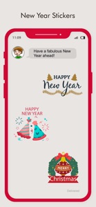 New Year 2023 Stickers! screenshot #5 for iPhone