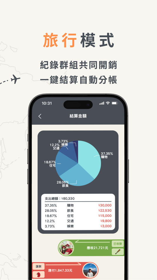 #4. 萬記帳 (iOS) By: ONEFACTORIAL TECHNOLOGY LTD.