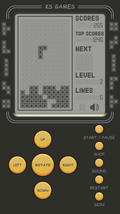 Retro Brick Game Pro Screenshot