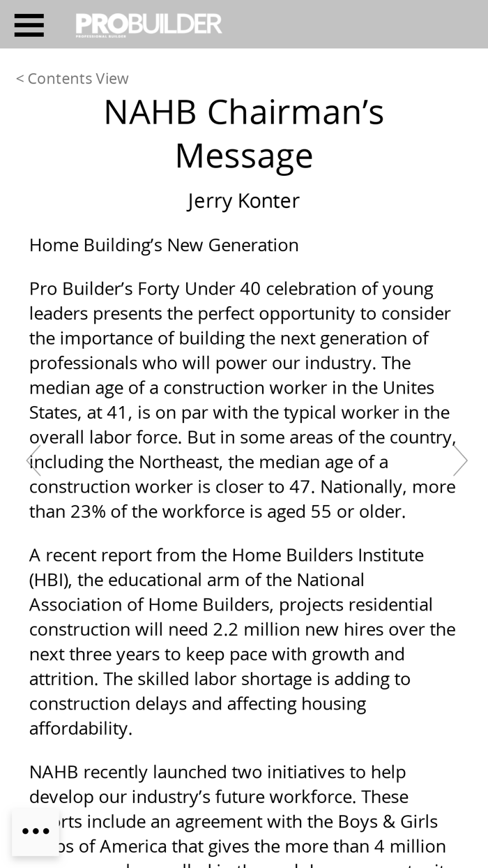 Professional Builder Magazine