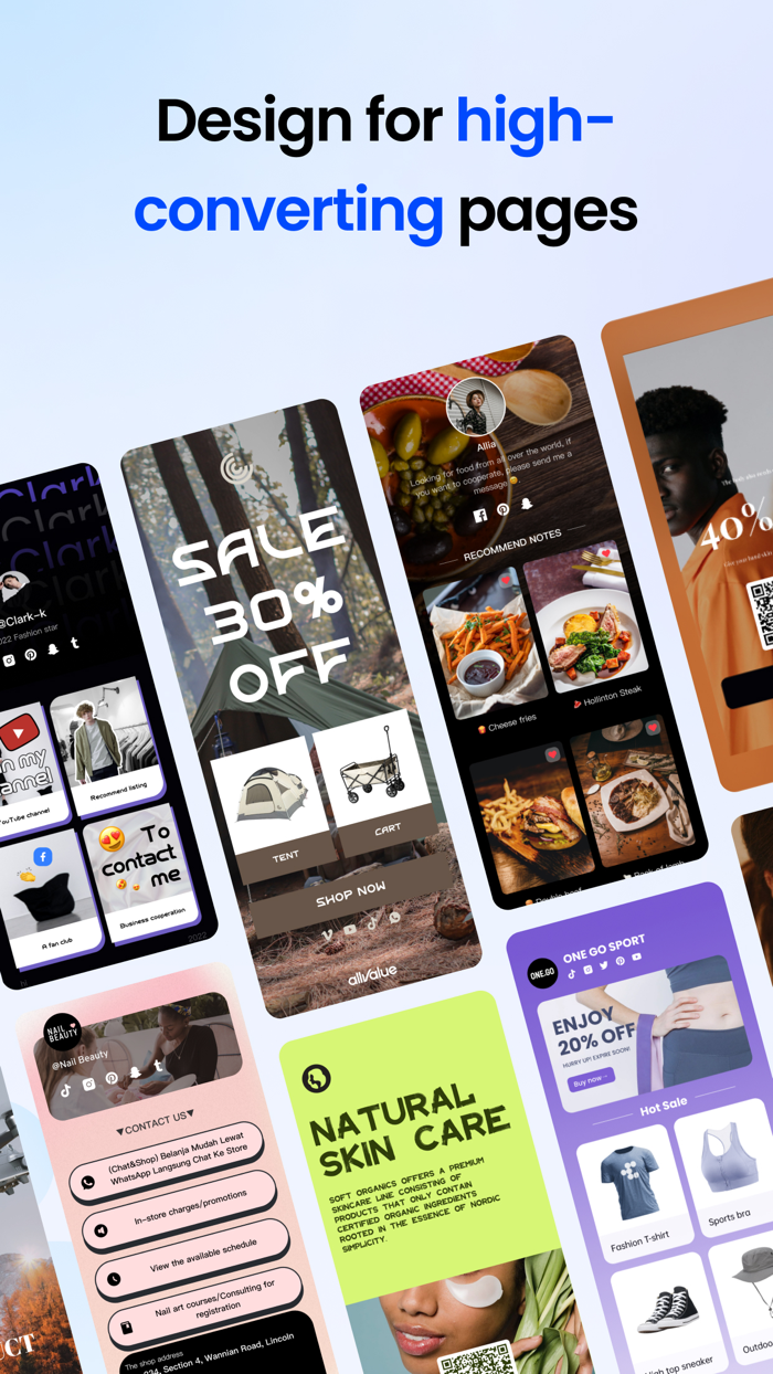 AllValue-Socials Site Builder