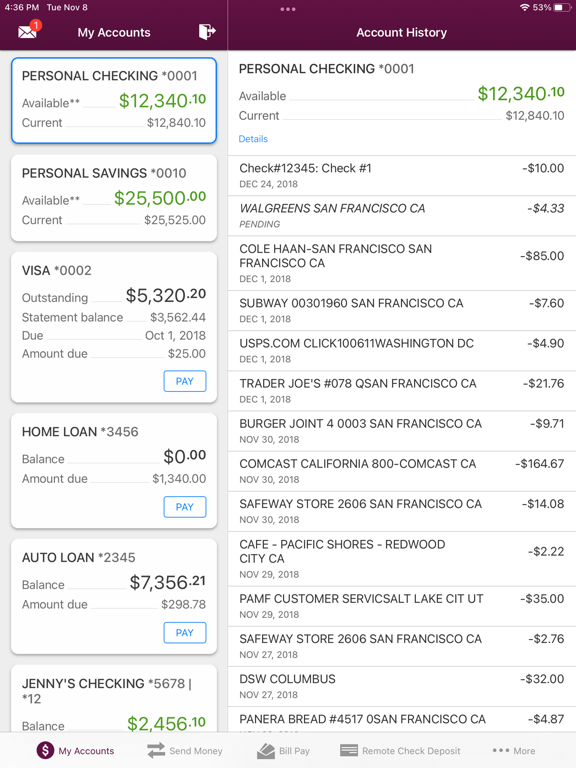 Screenshot #4 pour Forrit Credit Union Mobile