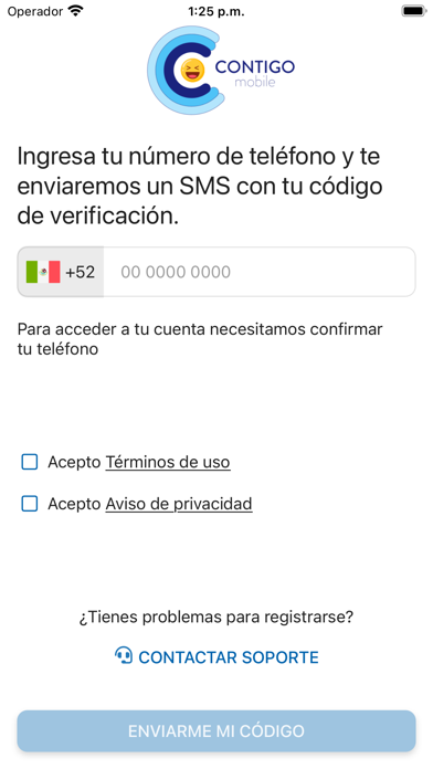 Contigo Mobile 4.5 red Screenshot