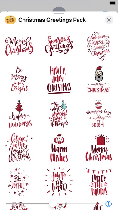 Screenshot #3 pour Christmas Greetings Animated