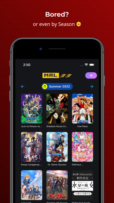 MAL 33 Tracker Screenshot