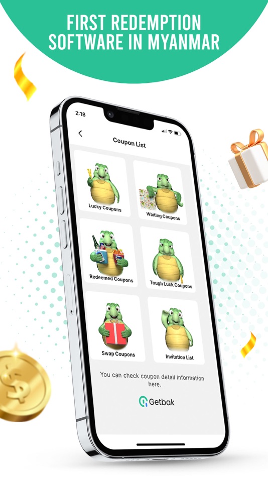 #1. Getbak (iOS) 由: XSPHERE COMPANY LIMITED