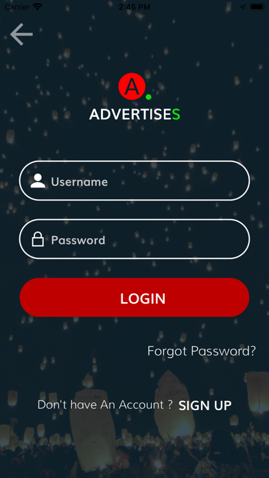 Advertises Screenshot