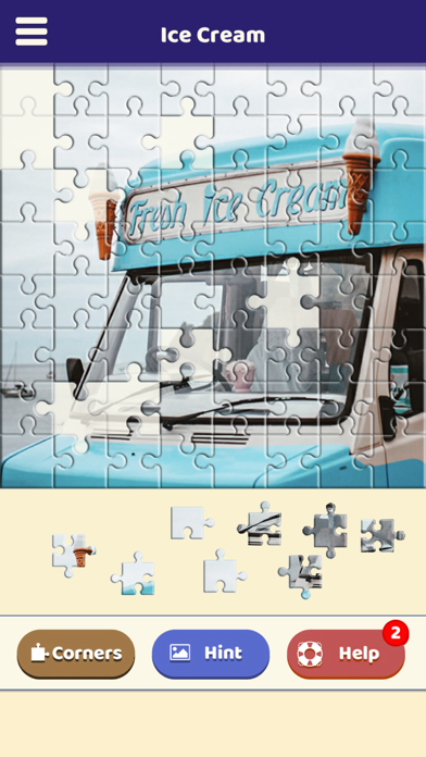 Ice Cream Love Puzzle Screenshot