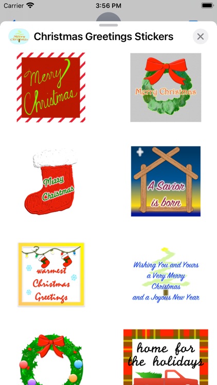 Christmas Greetings: Stickers screenshot-3