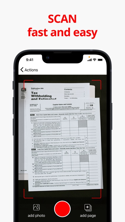 PDF Support - Scan, Edit, Sign