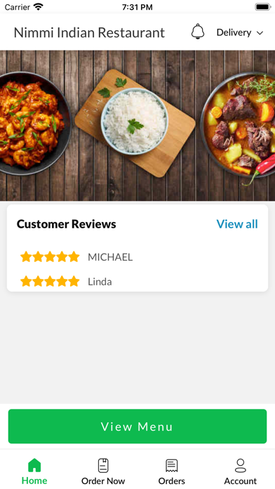 Nimmi Indian Restaurant Screenshot