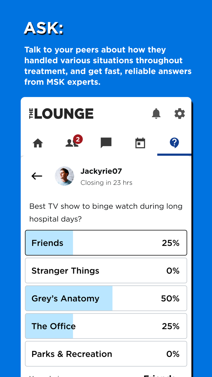 The Lounge at MSK