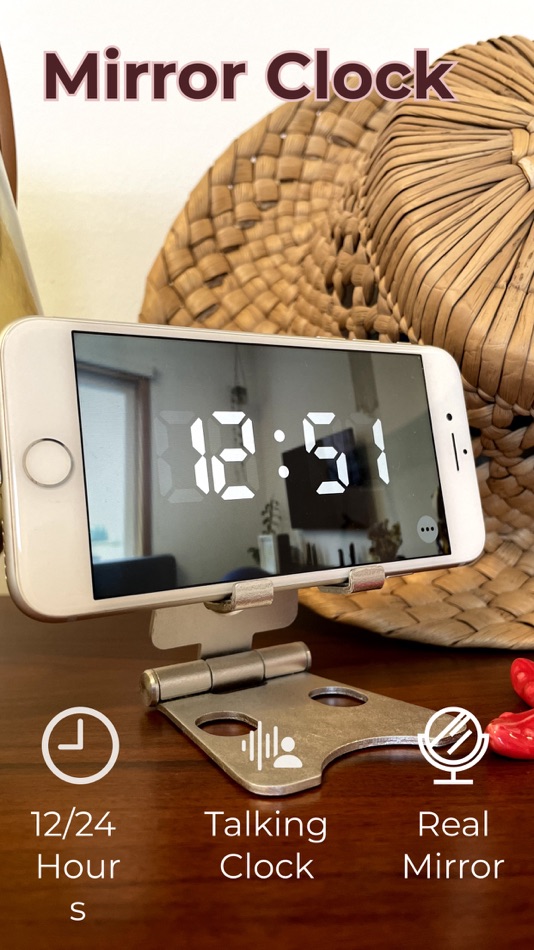 Mirror Clock!! - 1.4 - (iOS)