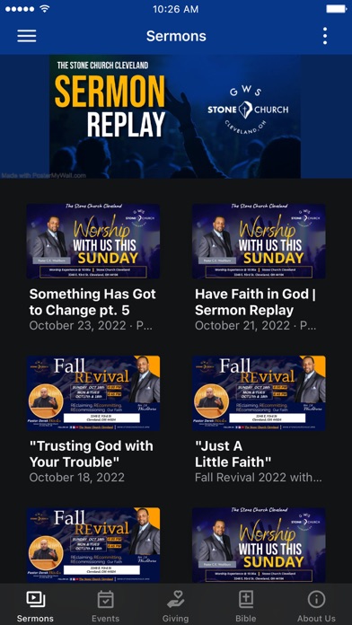 The Stone Church Cleveland Screenshot