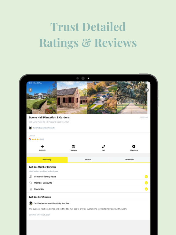 Just Bee iPad screenshot 3 - Travel app