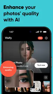 visify - ai photo enhancer iphone screenshot 2
