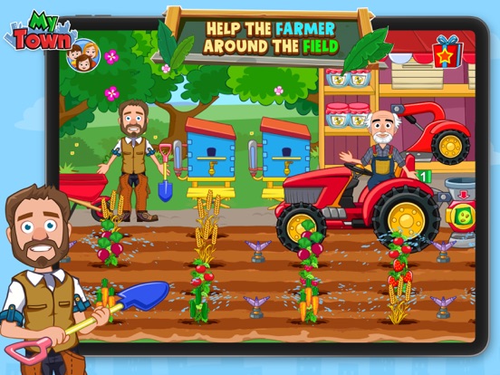 My Town Farm - Farmer House iPad screenshot 3 - Education app