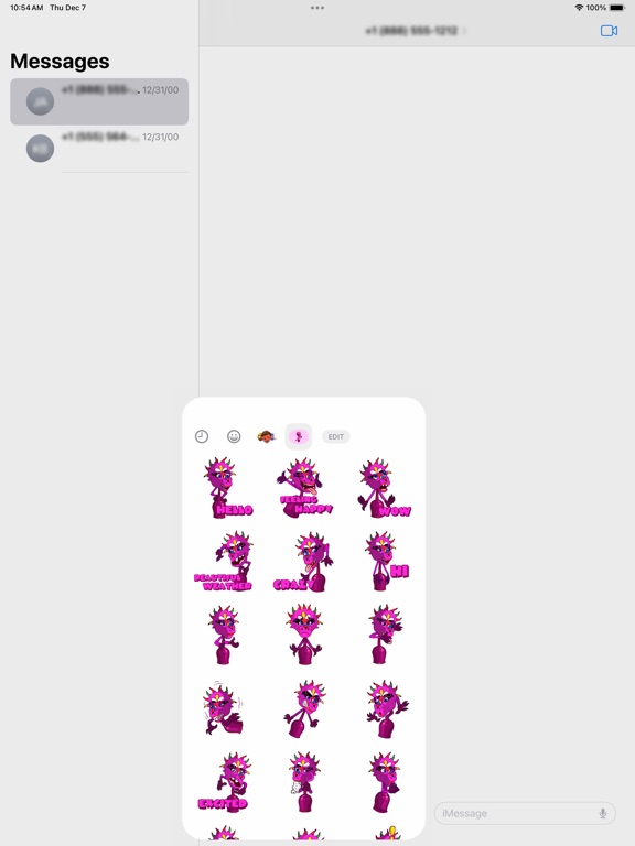Screenshot #6 pour Matta Pink Dinosaur Stickers