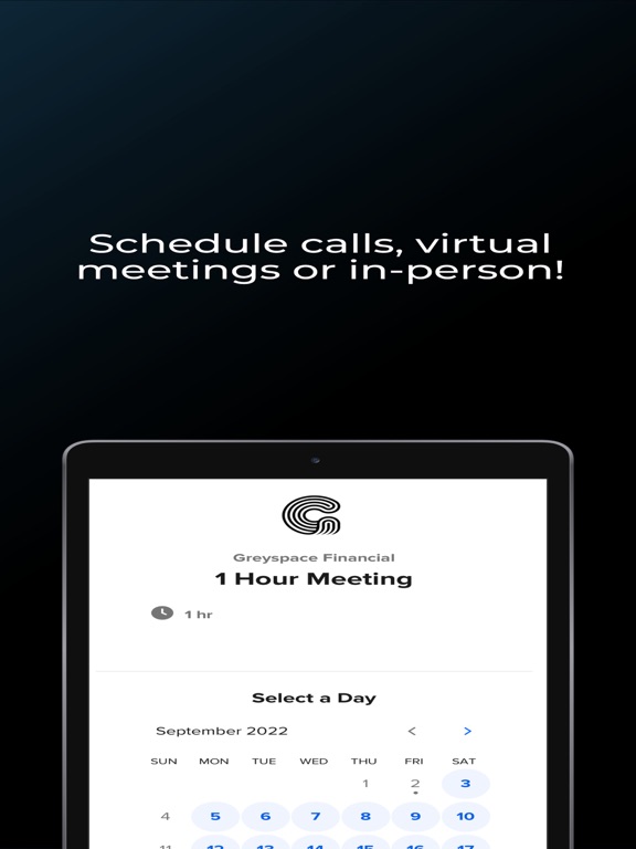 Greyspace iPad screenshot 3 - Finance app