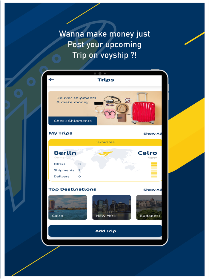 VoyShip - ship with travelers