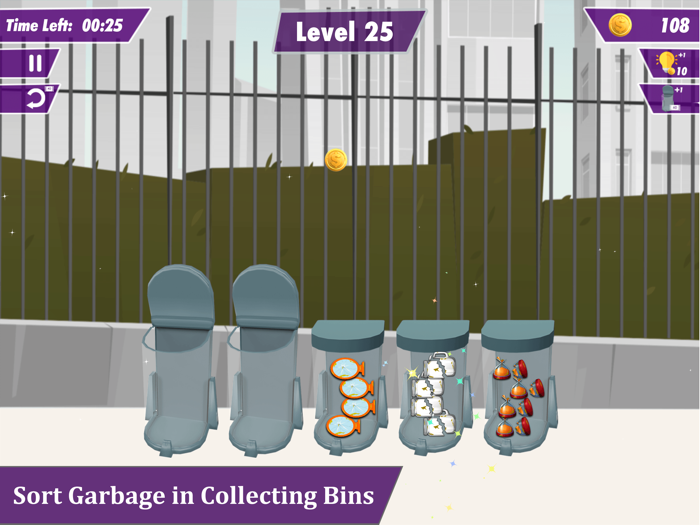 Garbage Sort Color Puzzle Game