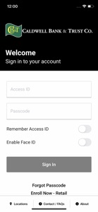 Caldwell Bank & Trust Company screenshot #2 for iPhone