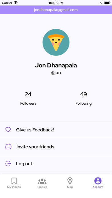 Foodi: Social restaurant lists Screenshot