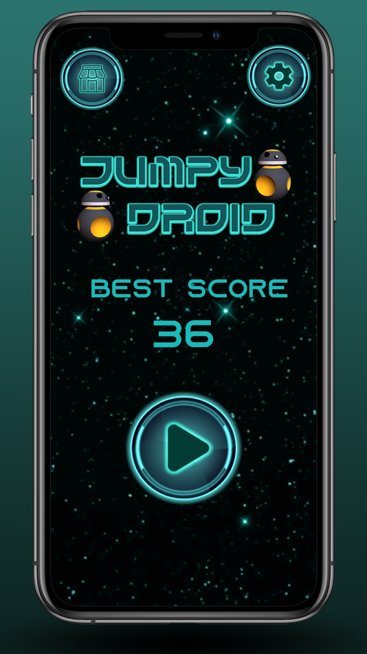 #1. Jumpy Droid (iOS) By: Be Yourself Ventures Ltd.