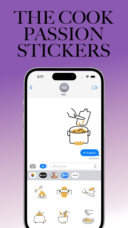 The Cook Passion stickers