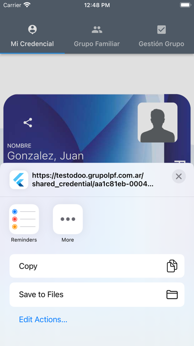 Credencial Digital LPF Screenshot