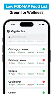 fodmap coach - diet foods iphone screenshot 2
