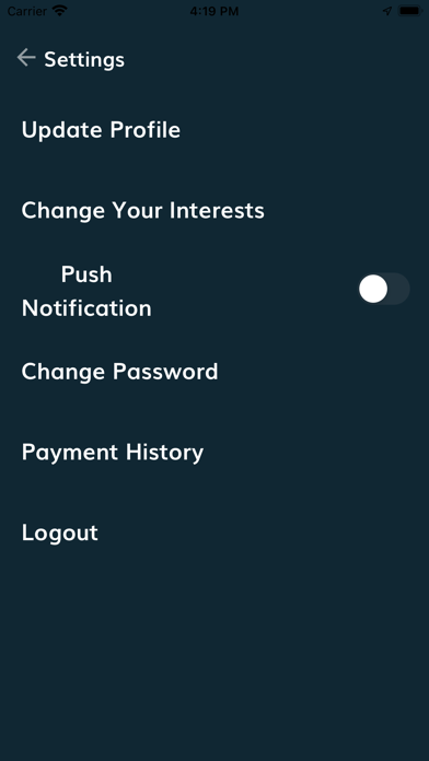 Advertises Screenshot