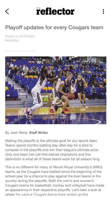 The Reflector Newspaper Screenshot 4 - AppWisp.com The Reflector Newspaper Screenshot 4 - AppWisp.com