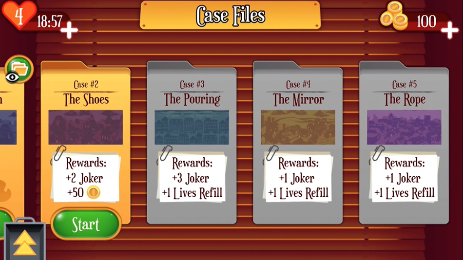 #6. Solitaire Detectives (iOS) By: TPG TECNOLOGIA DA INFORMACAO LTDA