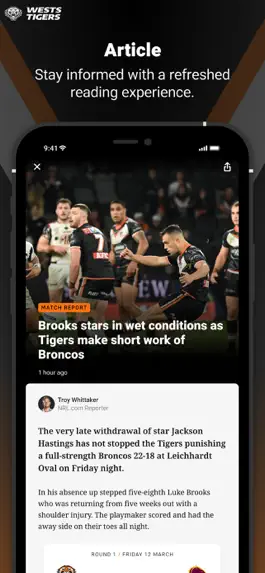 Game screenshot Wests Tigers apk