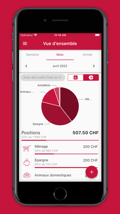 Screenshot #3 pour BudgetCH App