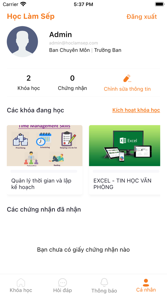 #4. Học Làm Sếp (iOS) 由: TECHCEN JOINT STOCK COMPANY