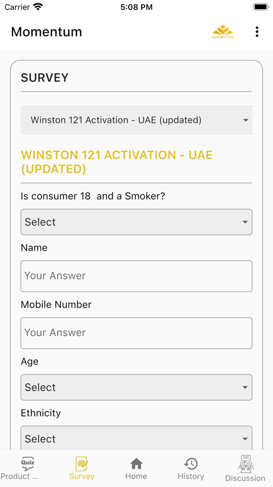 #3. Momentum MENA (iOS) 由: ramzan maqsood