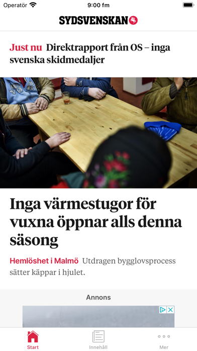Sydsvenskan Screenshot