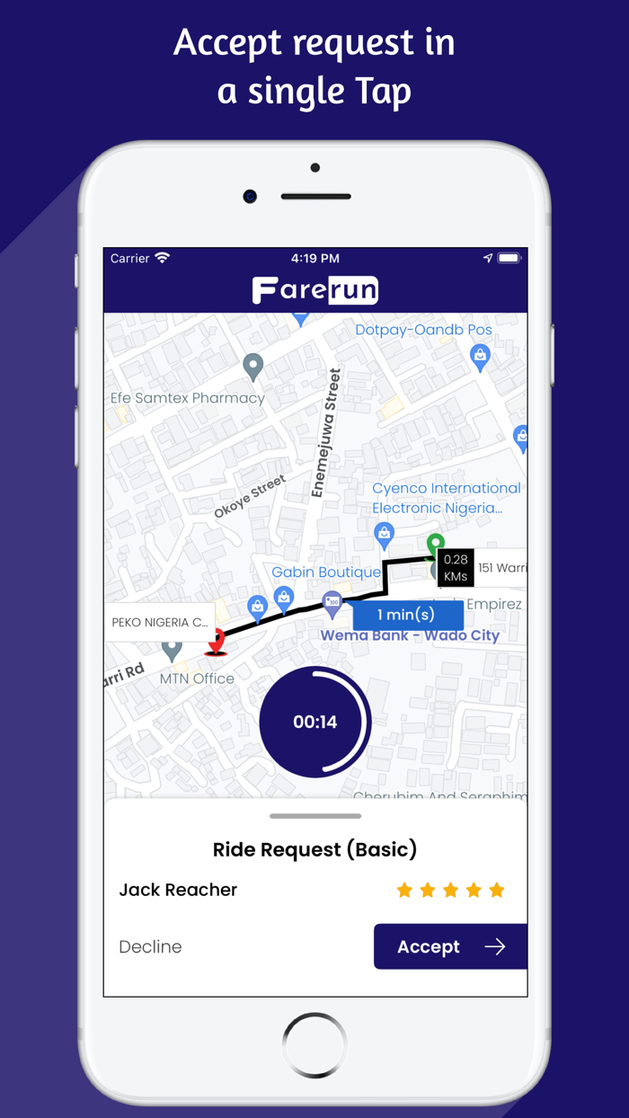 Farerun Driver Drive and Earn