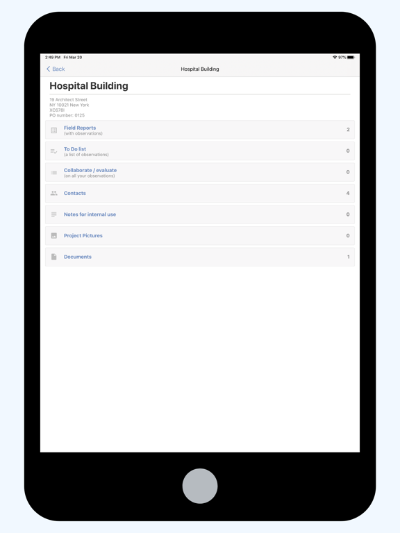 Deltek ArchiSnapper iPad screenshot 5 - Business app